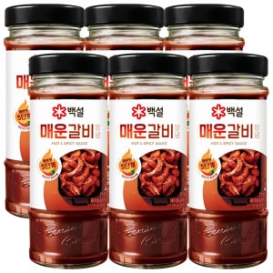 백설 매운갈비양념 490g (6개)_이미지