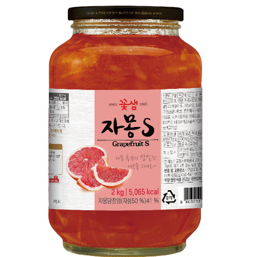꽃샘식품 자몽S 2kg (2개)
