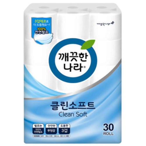 클린소프트 30m (30롤)
