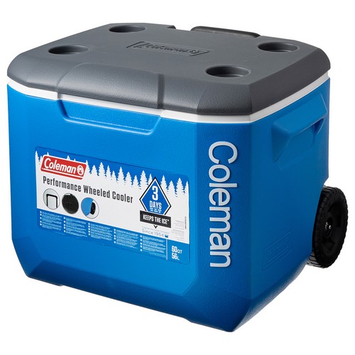 콜맨 퍼포먼스 트리 휠 아이스박스 블루
