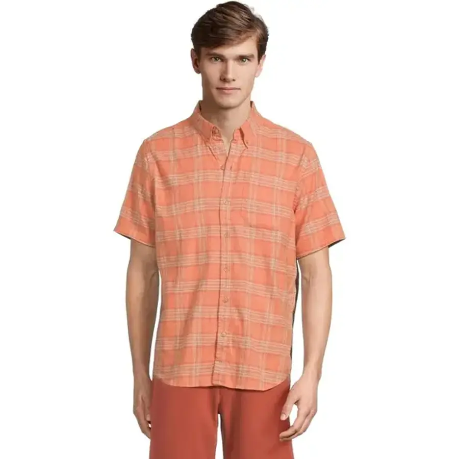 에스티오 L.L.Bean 남성 반팔 셔츠 남방 LLBean necoast Cotton Hemp Slightly Fitted 2551..