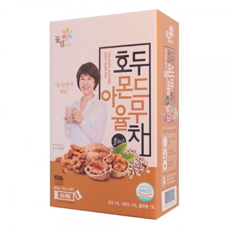 꽃샘식품 꽃샘 900g 호두아몬드 율무효능 50T 아몬드율무 sx-15685 호두  율무차 EW4C89AE8_이미지
