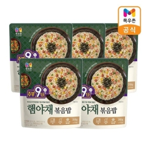 목우촌  주부9단 햄야채 볶음밥 210g[5개]