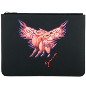 지방시 COCHON 레더 클러치백 BK600JK0J9 960 블랙_이미지