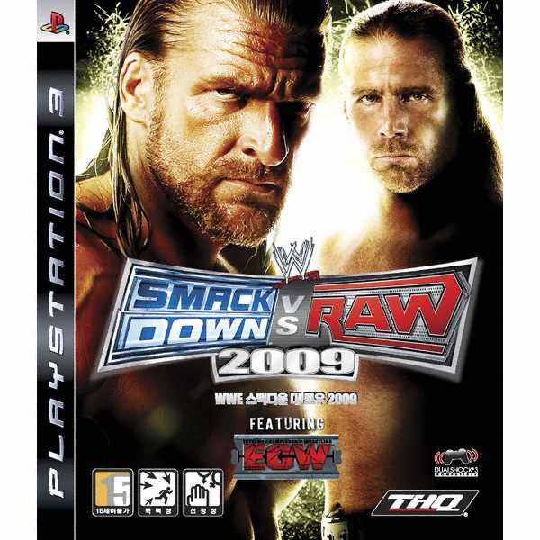 THQ WWE 스맥다운 VS. 로우 2009 PS3 (일반판)