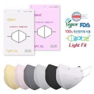 케이마스크 꿈에그린 라이트핏 <b>KF94</b> <b>대형</b>