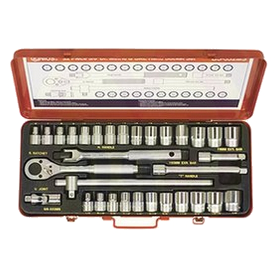 3/8인치 롱복스 핸드소켓세트 GS-332MS (32pcs)