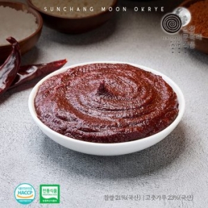 순창문옥례식품 매운 고추장 1kg 밀폐용기_이미지