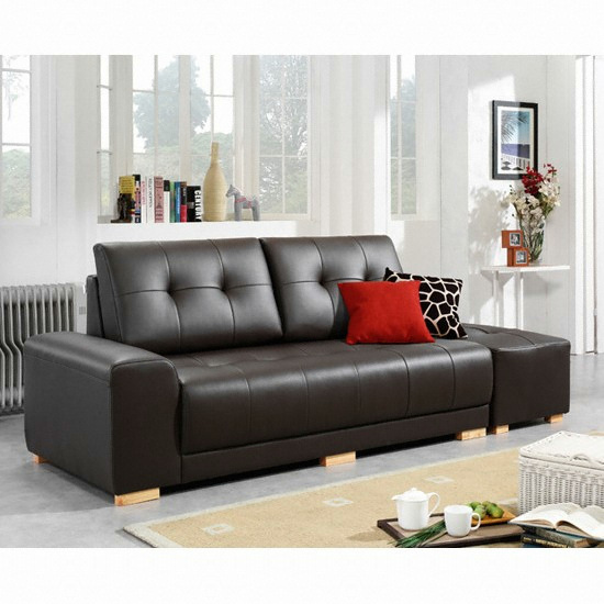 서광퍼니처 빈센트 CL라텍스 소파 원목다리형 3인용 (스툴포함)_이미지