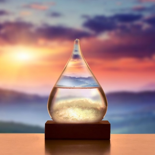 올쉐이프 LED 날씨를 예측하는 스톰글라스 무드등_이미지