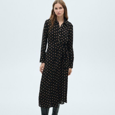 비스코스 MANGO 여성용 토디 롱 드레스 87004080 XXS Black_이미지