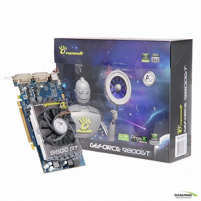 MANLI 지포스 9800GT 512MB AC20