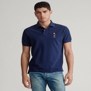  폴로랄프로렌 Custom Slim Fit Bear Mesh Polo (navy) 상품이미지