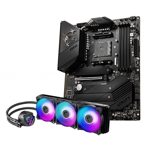 MSI MEG B550 유니파이 + 코어리퀴드 360R