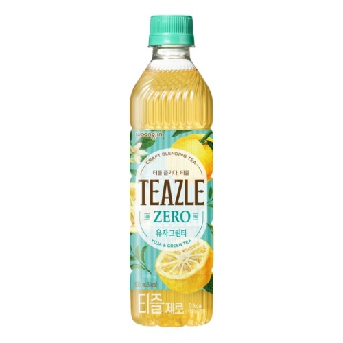 웅진식품 티즐 제로 유자그린티 500ml (6개)