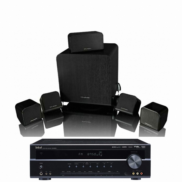 와피데일 MS-100 HCP 5.1채널 + 인켈 AV리시버 (RD-6505)_이미지