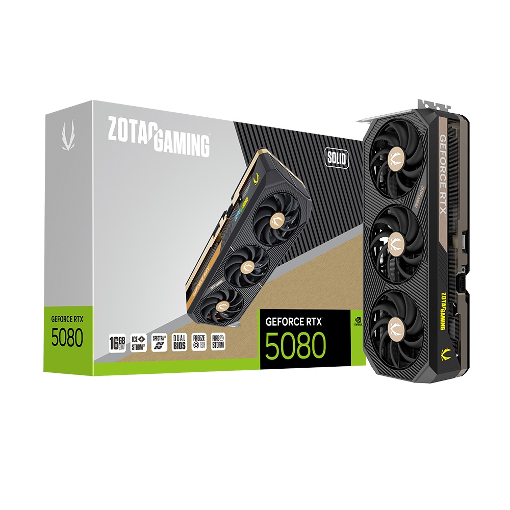 ZOTAC GAMING 지포스 RTX 5080 SOLID D7 16GB_이미지