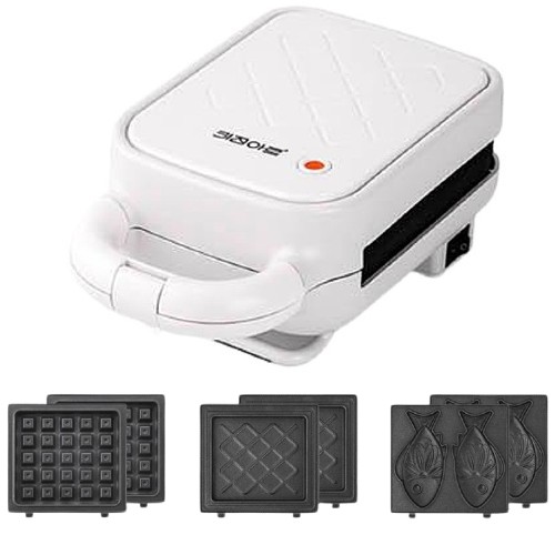 키친아트 렉스 3in1 와플 샌드위치 메이커 (화이트)_이미지