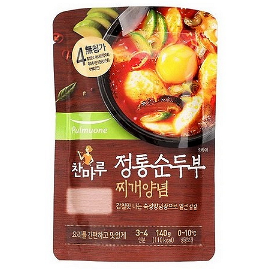 찬마루 정통 순두부찌개양념 140g (1개)_이미지