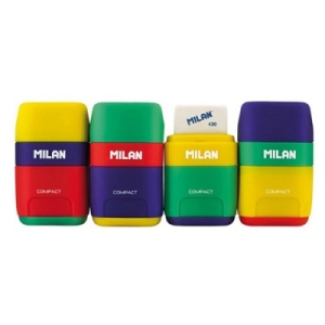 밀란 밀란 컴팩트 믹스 연필깎이+지우개_이미지
