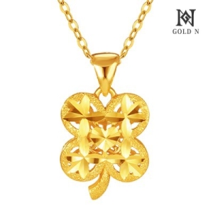 골드앤 순금 24K 네잎클로버 목걸이_7.5g (1개)