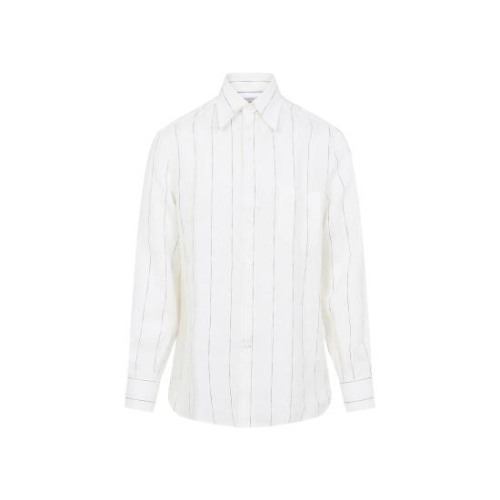 브루넬로쿠치넬리 긴팔 셔츠 MA6900621 C001 PANAMA AZZURRO