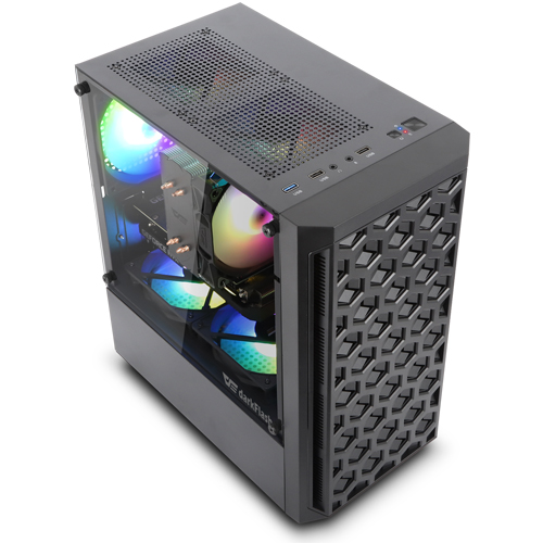 darkFlash DK300M RGB 강화유리 (블랙)_이미지