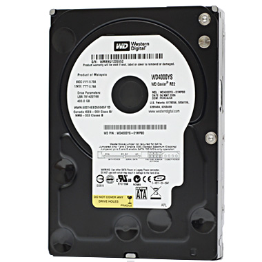 Western Digital WD SATA2 400GB (7200/16M) WD4000YS_이미지