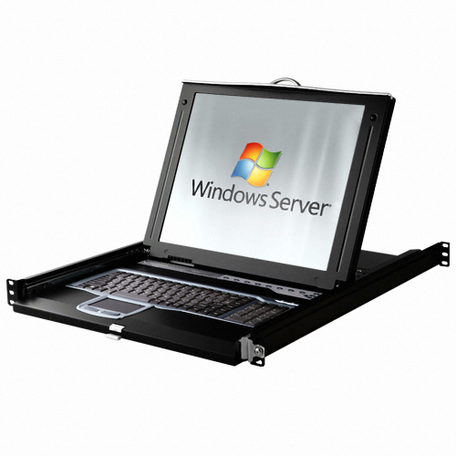 Rextron 17�� 8��Ʈ LCD KVM ����ġ (HUSE-108D)