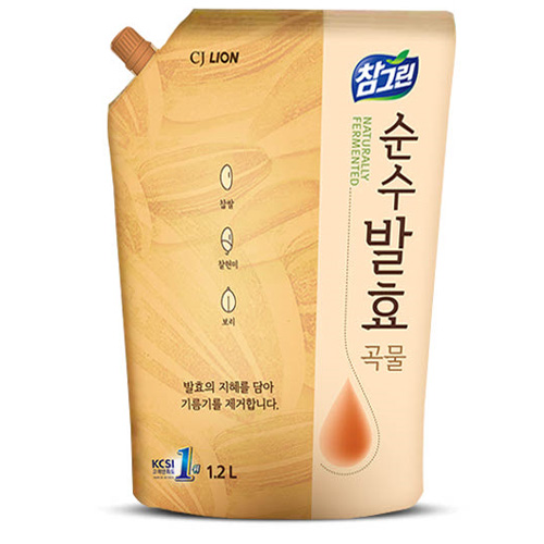 참그린 순수발효 곡물 리필 1.2L (6개)_이미지