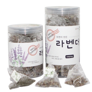 지구마을 삼각티백 허브차 라벤더 허브티백차 50개입_이미지