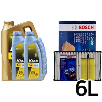 GS칼텍스 킥스 G SP <b>5W30</b> <b>6L</b> + 보쉬필터 현대 그랜저HG 3.0 LPI