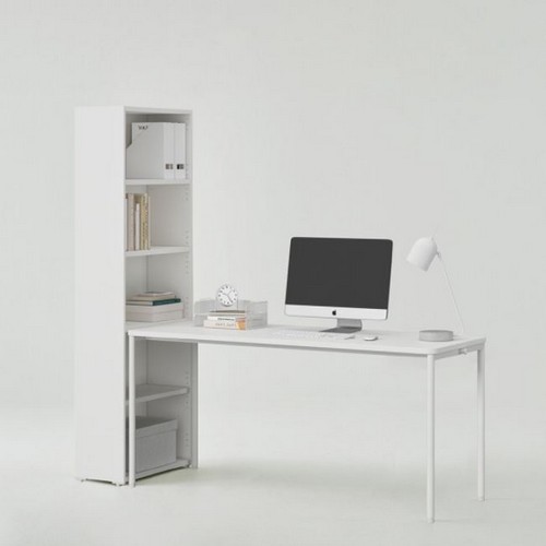 한샘 티오 h형 책상세트 5단 책장