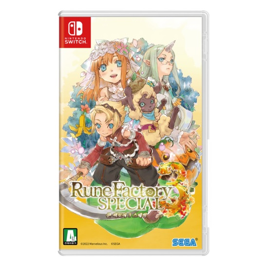 마벨러스 엔터테인먼트 룬 팩토리 3 스페셜 한글판 (SWITCH, 패키지칩)