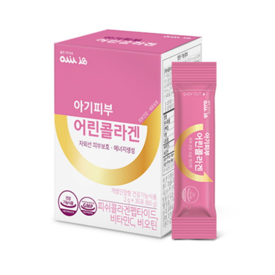 넥스팜코리아 올린 아이비 아기피부 어린콜라겐 30포 (1개)