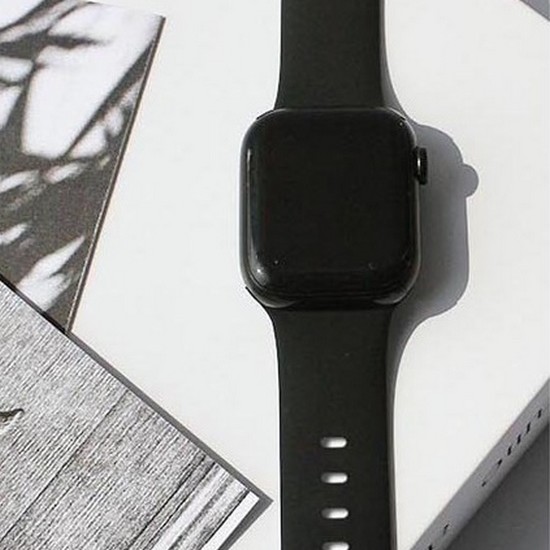 폰트리 힐링쉴드 애플워치 스트랩 실리콘 SL 시리즈 (블랙)