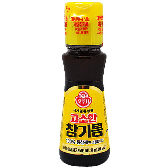 오뚜기 고소한 참기름 80ml (4개)