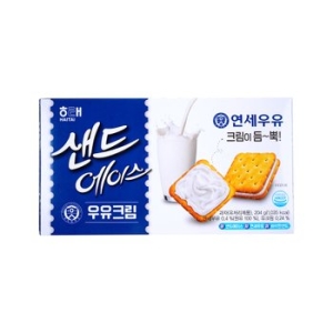 해태제과 샌드 에이스 우유크림 204g (1개)
