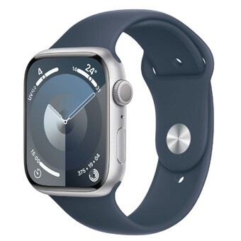 APPLE <b>워치</b> 시리즈<b>9</b> 45mm Cellular 실버 알루미늄