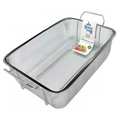 진성 스타 스텐 사각 양수바구니 특대_이미지