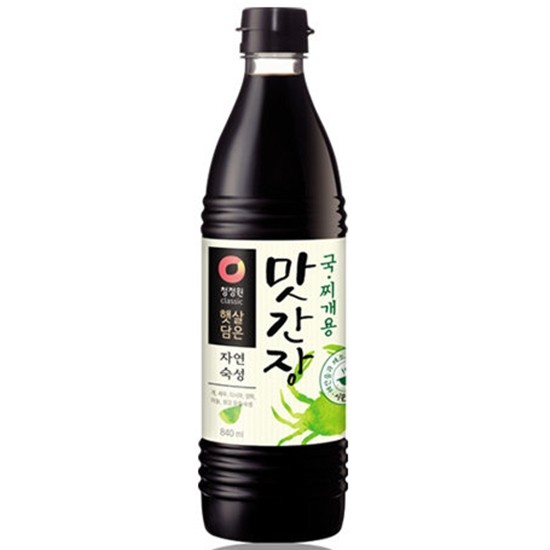 청정원 햇살담은 자연숙성 맛간장 국 찌개용 840ml