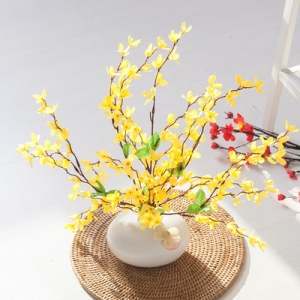 플라워트리 봄소식개나리화병 50cmP 조화 플라워트리