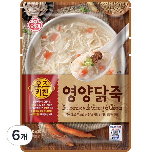 오뚜기 오즈키친 영양닭죽 450g (6개)_이미지
