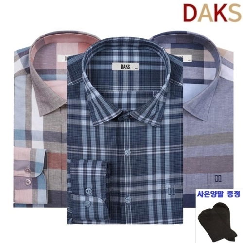  닥스 셔츠 21년 가을 빅체크 긴팔남방_DHF3SHCL103G1