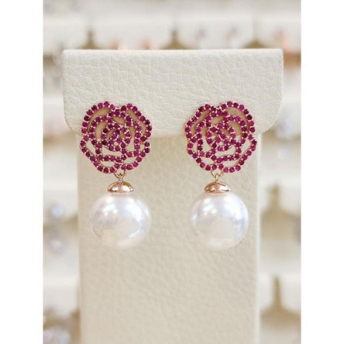 볼라레 세이브존03 루비장미진주드롭귀걸이 SAV SS1283 S12811176