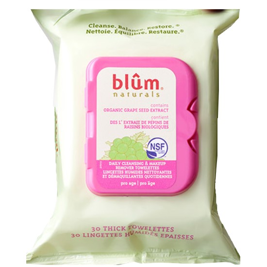 블룸네츄럴 오가닉 데일리 클렌징 티슈 프로에이지 30매 (2팩)