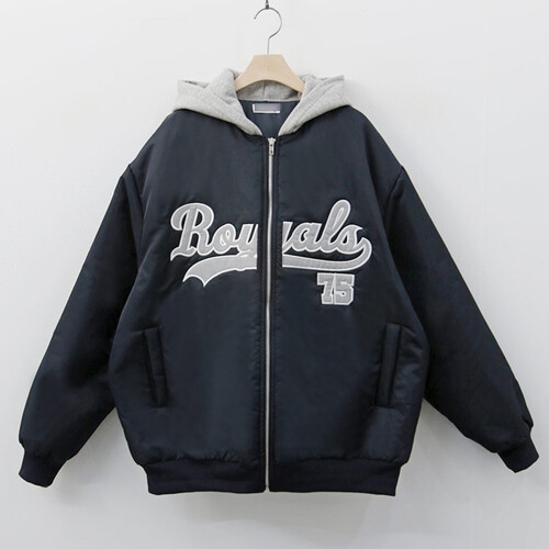 아이우먼 팀로얄후디항공점퍼 POK687M311 빅사이즈