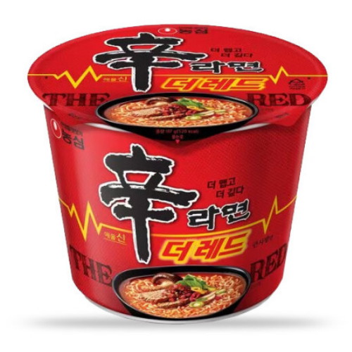 농심 신라면 더레드 큰컵 117g (12개)_이미지