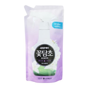 LG생활건강 샤프란케어 꽃담초 섬유탈취제 자스민꽃향 리필 320ml (1개)