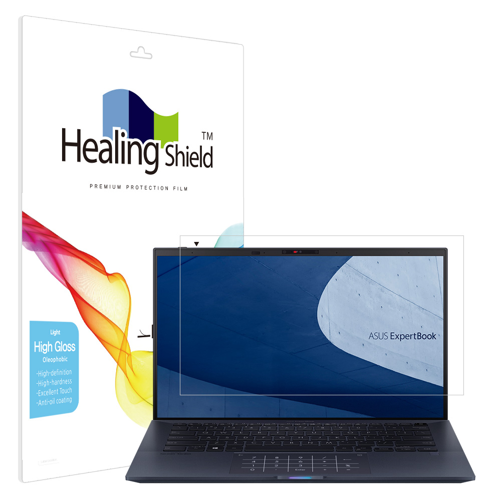 폰트리 힐링쉴드 ASUS ExpertBook B9 B9400CEA 올레포빅 Light 액정보호필름_이미지